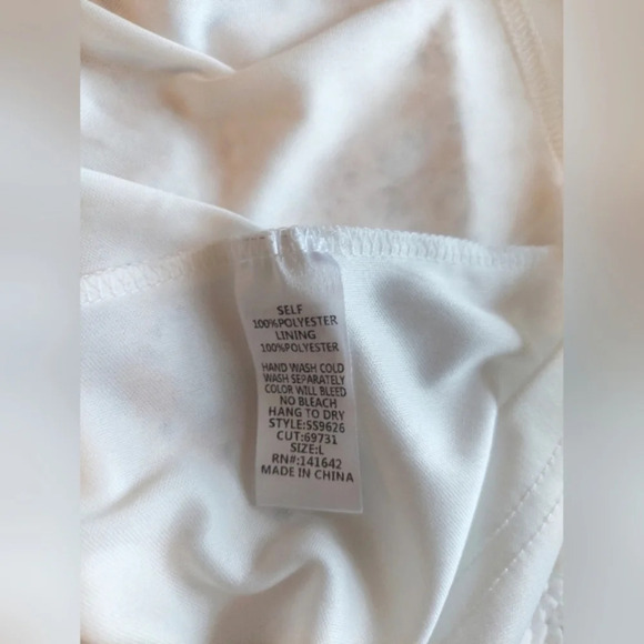 She & Sky Puff Sleeve Tiered Woven Print Dress with Back Detail - Picture 10 of 10